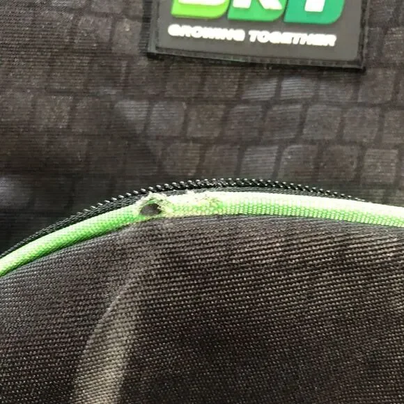 BKT black w green trim Backpack - Picture 5 of 5